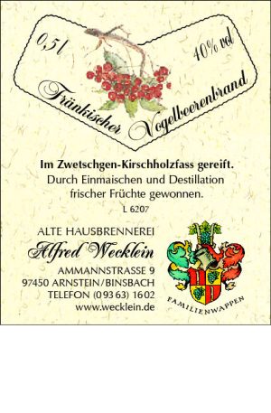 Vogelbeere (Holzfass)